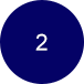 White number 2 centered on a solid dark blue background.