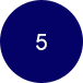White number 5 centered on a dark blue background.